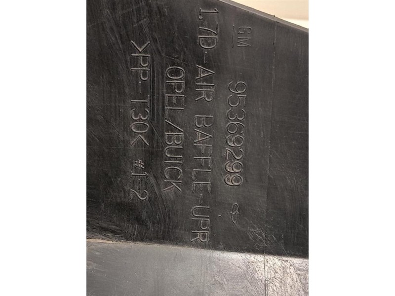 Copertura Interna Griglia Radiatore ANT 95369299 Opel Mokka 2013