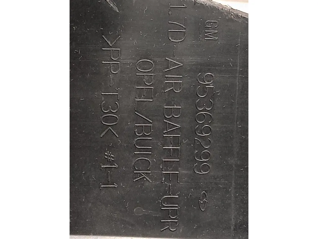 Copertura Interna Griglia Radiatore ANT 95369299 Opel Mokka 2013