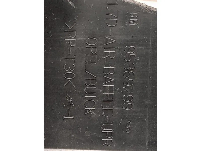 Copertura Interna Griglia Radiatore ANT 95369299 Opel Mokka 2013