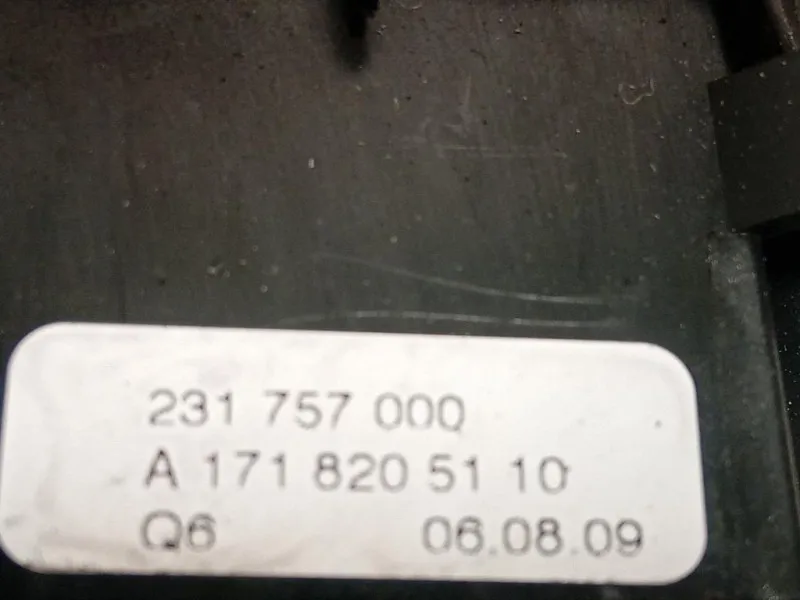 Copertura LEVA Cambio A1716800136 Mercedes Classe SLK R171 2004