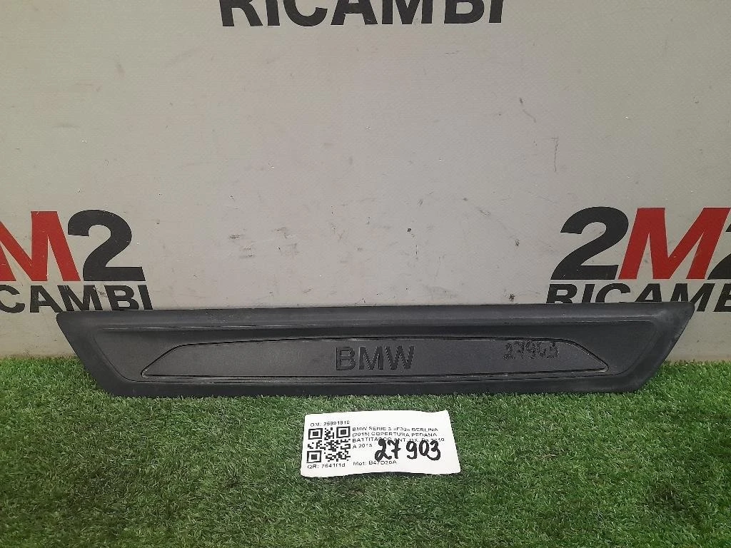 Copertura Pedana Battitacco ANT DX 25891810 Bmw Serie 3 F30 Berlina 2015