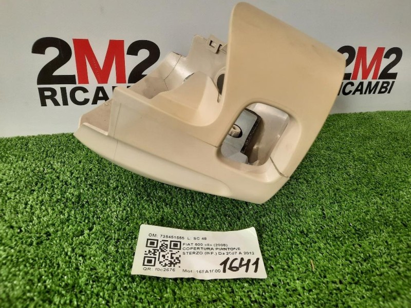 Copertura Piantone Sterzo INF 735451555 Fiat 500 II 2008