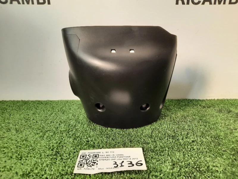 Copertura Piantone Sterzo INF 735451556 Fiat 500 II 2008