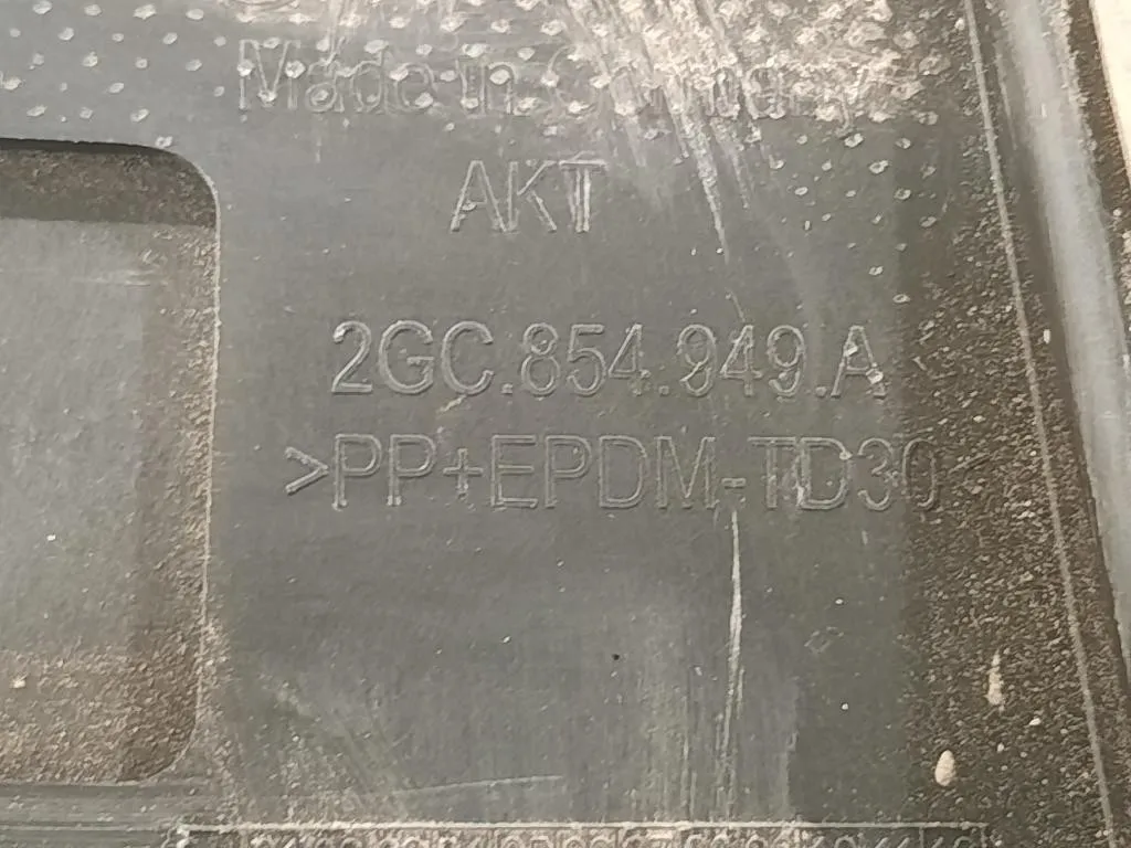 Copertura Plastica Montante Posteriore POST SX 2GC854949A Volkswagen T-roc 2017