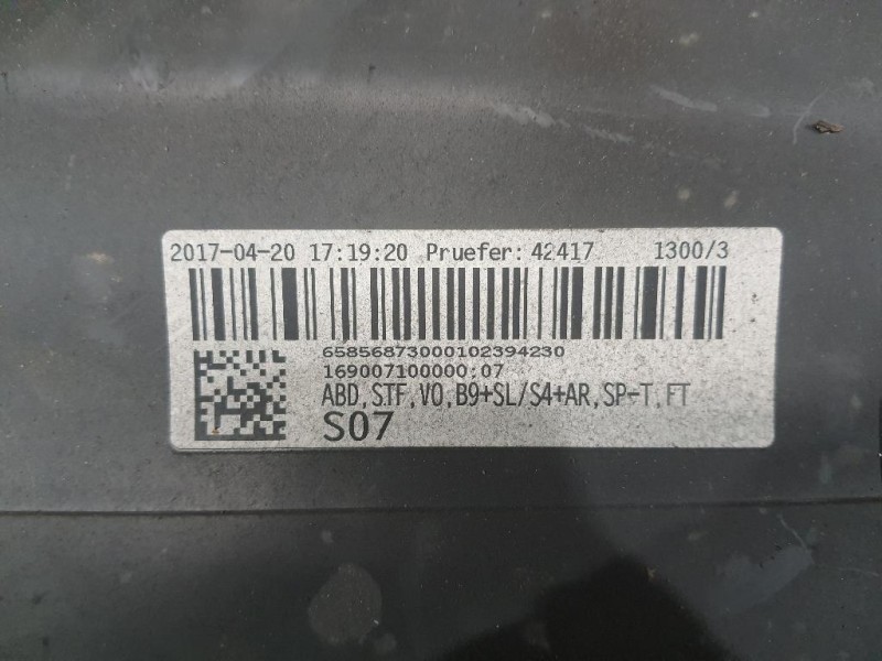 Copertura Plastica Serratura Cofano 8W0807081 Audi A4 8W2 2015