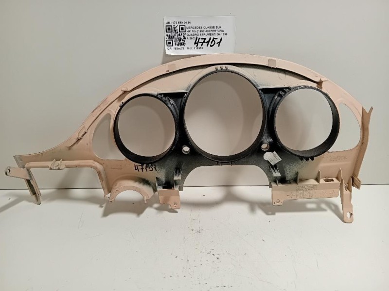 Copertura Quadro Strumenti 170 680 04 36 CORNICE QUADRO STRUMENTI Mercedes Classe SLK R170 1997
