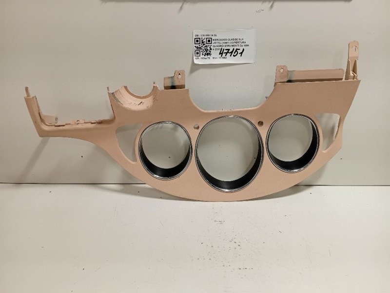 Copertura Quadro Strumenti 170 680 04 36 CORNICE QUADRO STRUMENTI Mercedes Classe SLK R170 1997