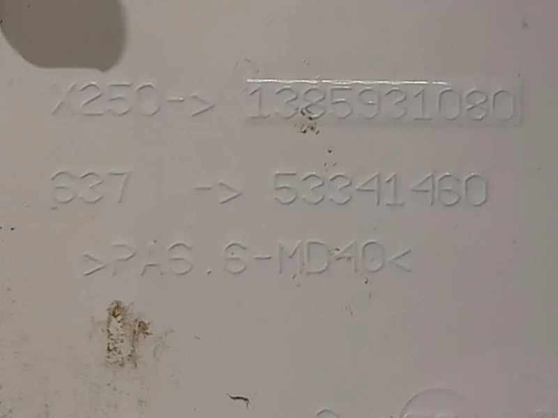 Copertura Sportello Carburante 1385931080 Citroen Jumper III 2014