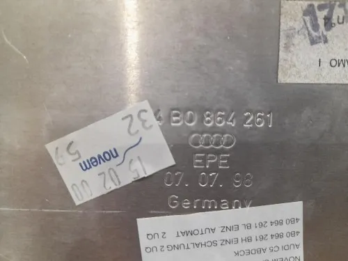 Cornice Abbellimento Cuffia LEVA Cambio 4B0864261 Audi A6 4B 1997