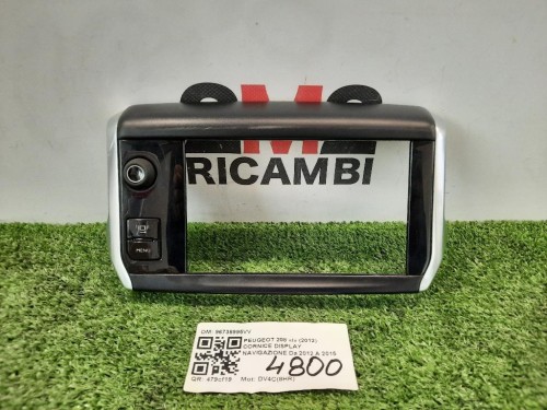 Cornice Display Navigazione 96738995VV DISPLAY Peugeot 208 I 2012