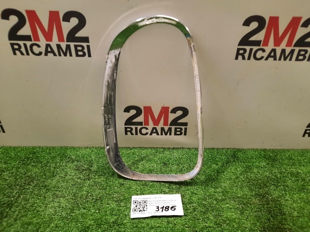 Cornice Fanale DX 52109806936 Mini Countryman Cooper R60 2010