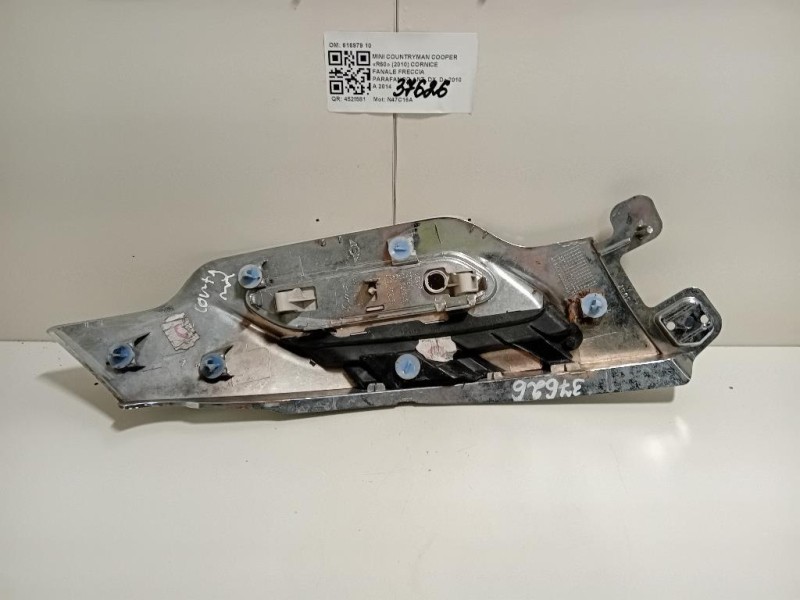 Cornice Fanale Freccia Parafango ANT DX 616979 10 Mini Countryman Cooper R60 2010