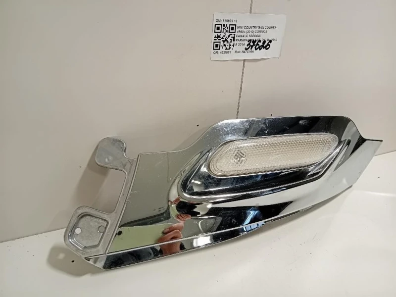 Cornice Fanale Freccia Parafango ANT DX 616979 10 Mini Countryman Cooper R60 2010