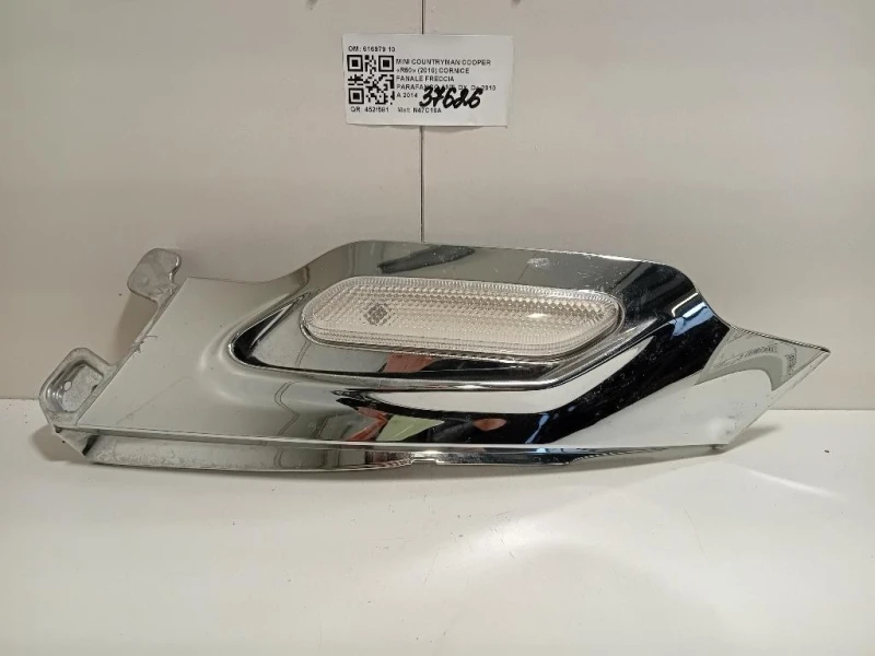 Cornice Fanale Freccia Parafango ANT DX 616979 10 Mini Countryman Cooper R60 2010