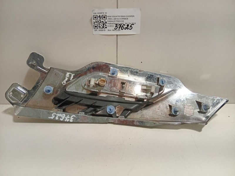 Cornice Fanale Freccia Parafango ANT SX 616979 10 Mini Countryman Cooper R60 2010