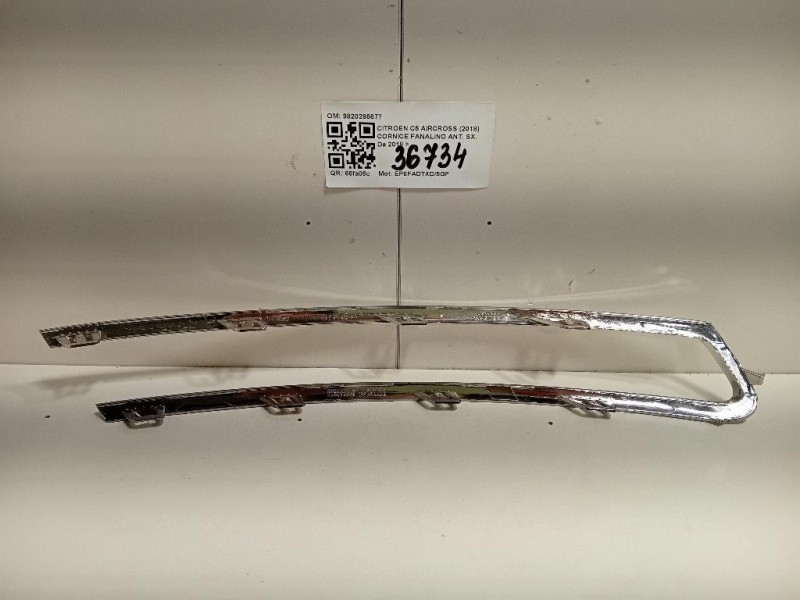 Cornice Fanalino ANT SX 9820295677 Citroen C5 Aircross 2018