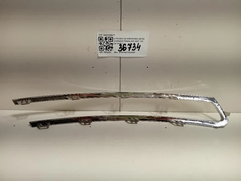 Cornice Fanalino ANT SX 9820295677 Citroen C5 Aircross 2018