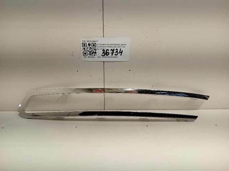 Cornice Fanalino ANT SX 9820295677 Citroen C5 Aircross 2018