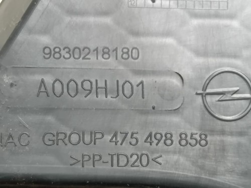 Cornice Fendinebbia DX 9830218180 Opel Corsa F 2019