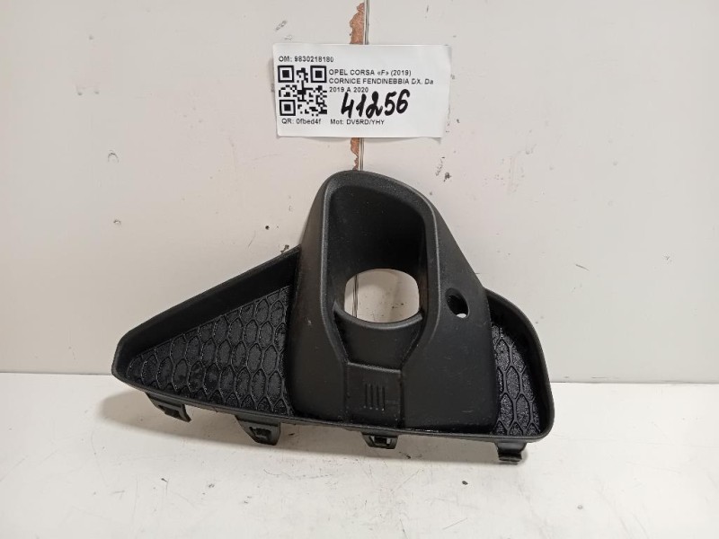 Cornice Fendinebbia DX 9830218180 Opel Corsa F 2019