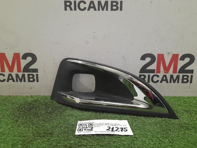 Cornice Fendinebbia DX 9815692777 Peugeot 3008 II 2016