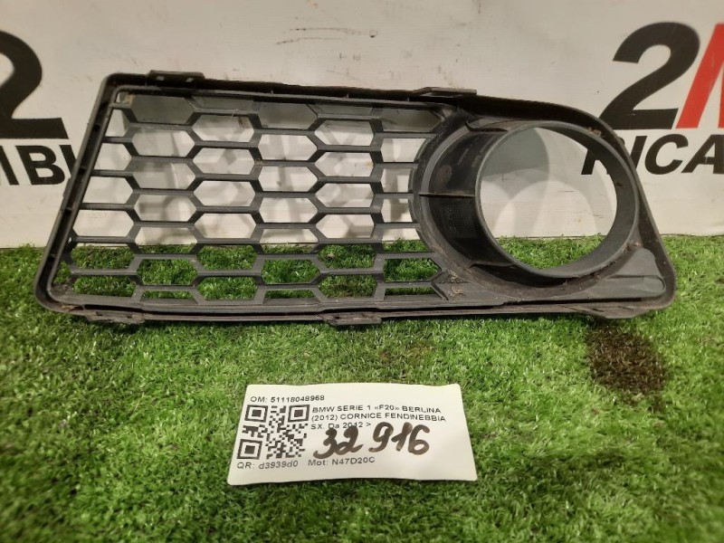 Cornice Fendinebbia SX 51118048968 Bmw Serie 1 F20 Berlina 2012