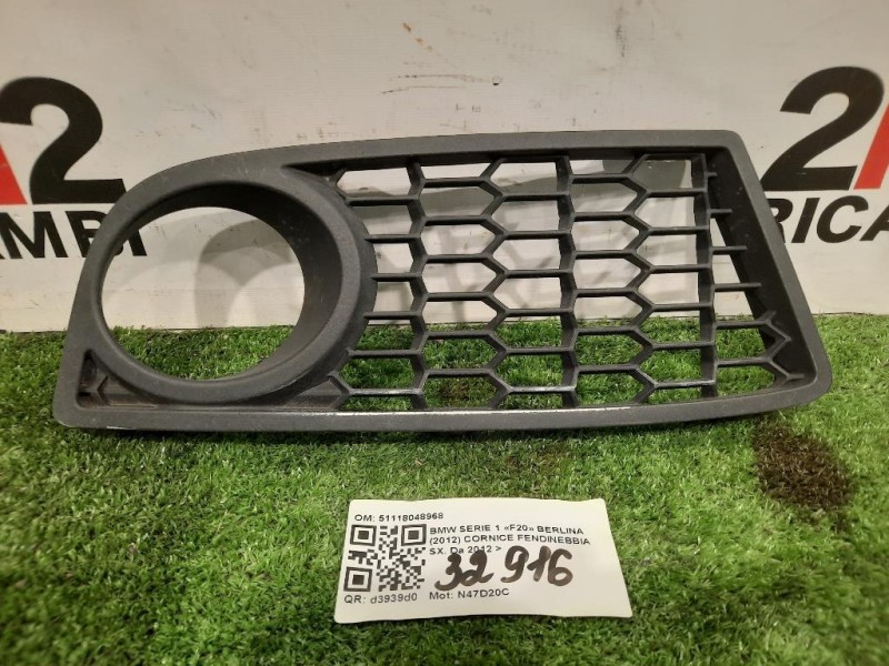 Cornice Fendinebbia SX 51118048968 Bmw Serie 1 F20 Berlina 2012