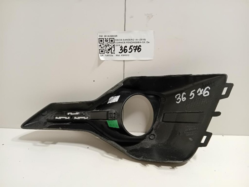 Cornice Fendinebbia SX 261A39803R Dacia Sandero II 2016