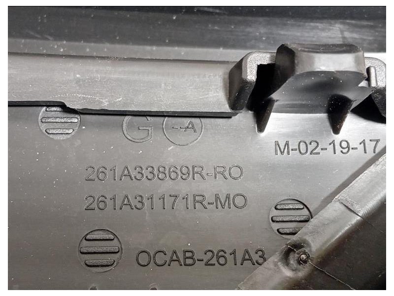 Cornice Fendinebbia SX 261524158R Dacia Sandero II 2016