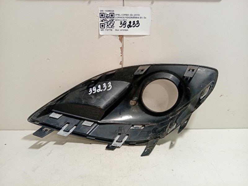 Cornice Fendinebbia SX 13286025 Opel Corsa D 2010