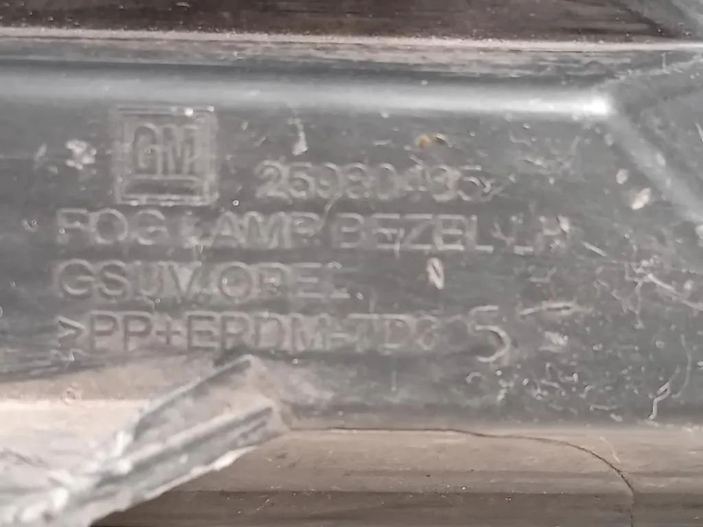 Cornice Fendinebbia SX 25980485 Opel Mokka 2013