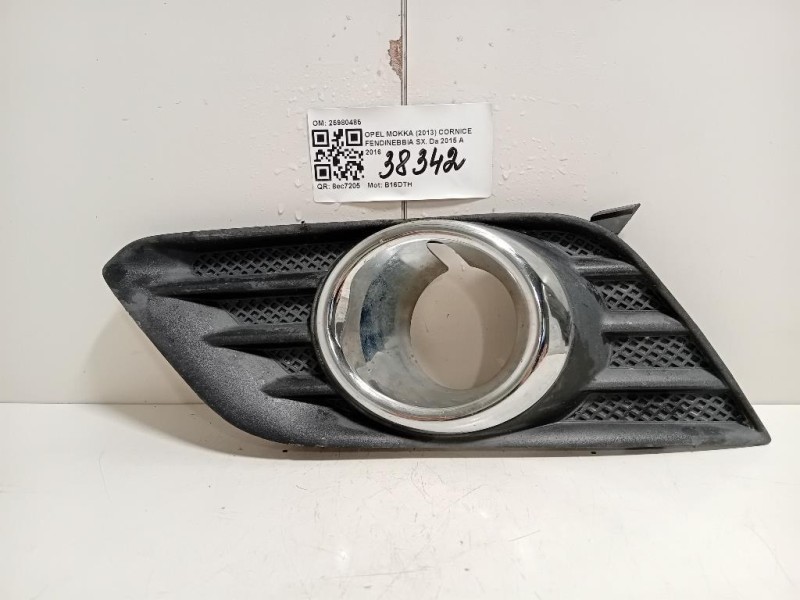 Cornice Fendinebbia SX 25980485 Opel Mokka 2013