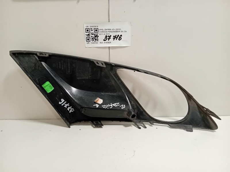 Cornice Fendinebbia SX 20802919 Opel Zafira C 2012