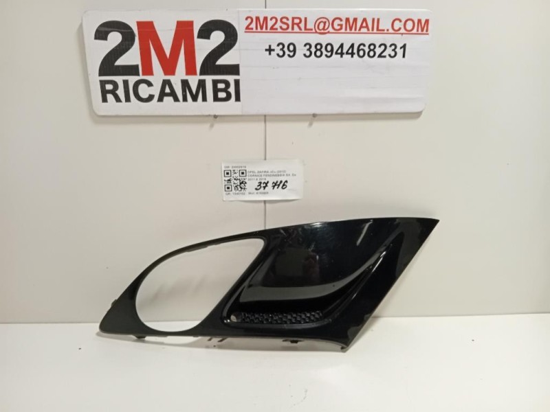 Cornice Fendinebbia SX 20802919 Opel Zafira C 2012