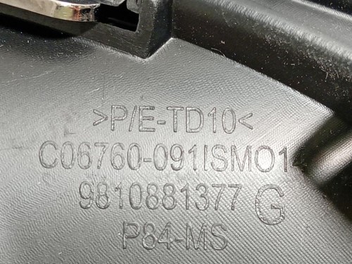 Cornice Fendinebbia SX 9810881377 Peugeot 3008 II 2016