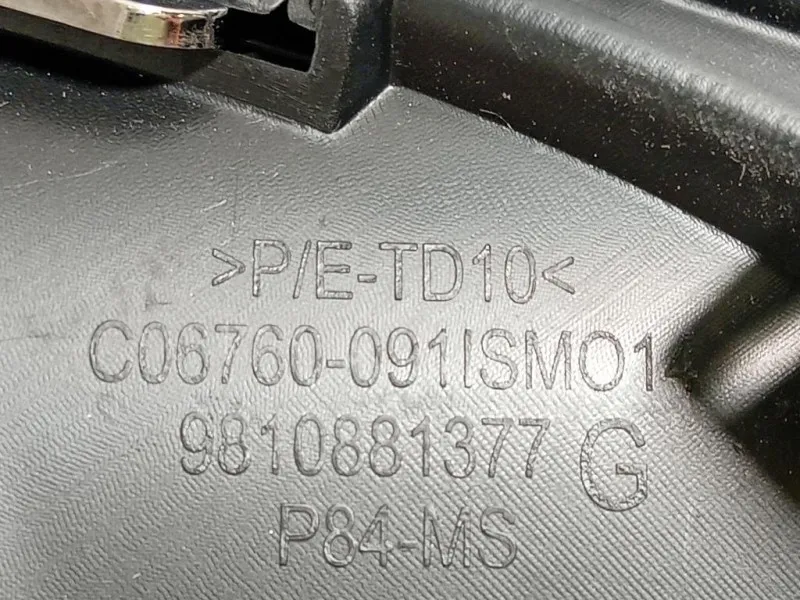 Cornice Fendinebbia SX 9810881377 Peugeot 3008 II 2016