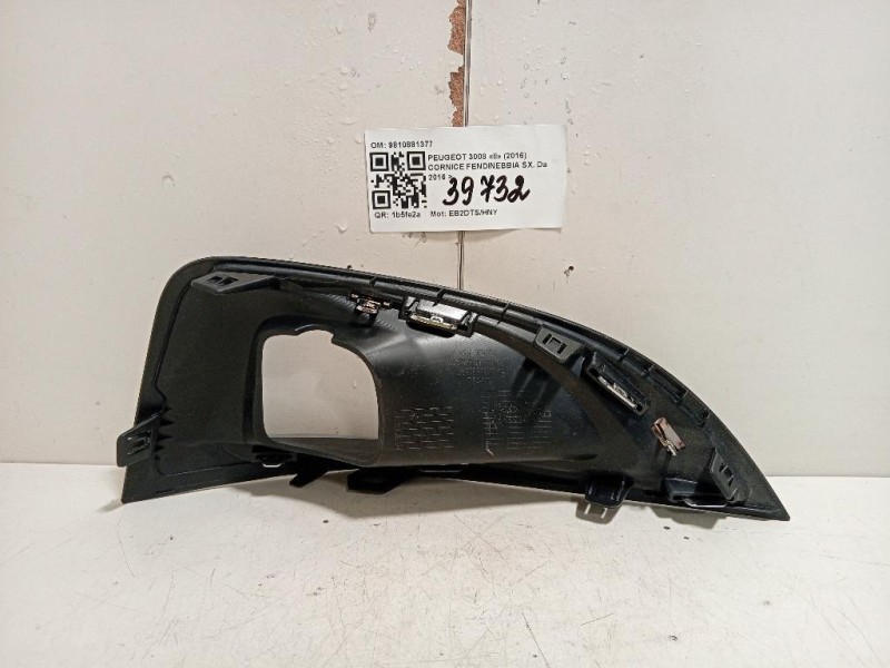 Cornice Fendinebbia SX 9810881377 Peugeot 3008 II 2016