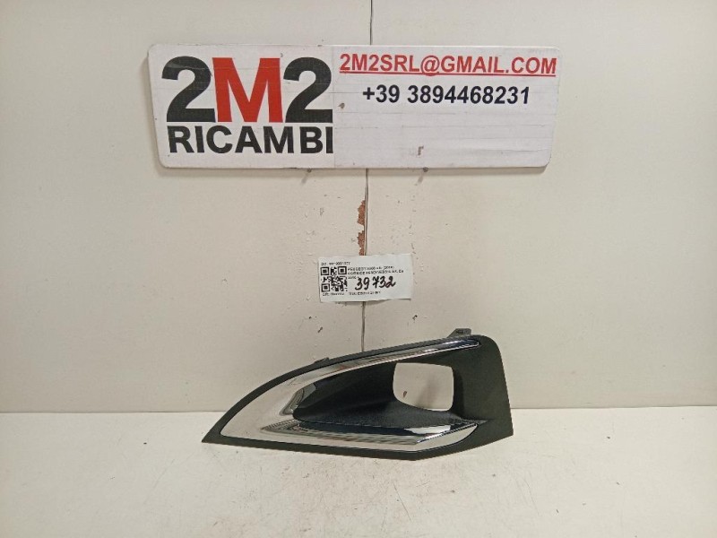 Cornice Fendinebbia SX 9810881377 Peugeot 3008 II 2016