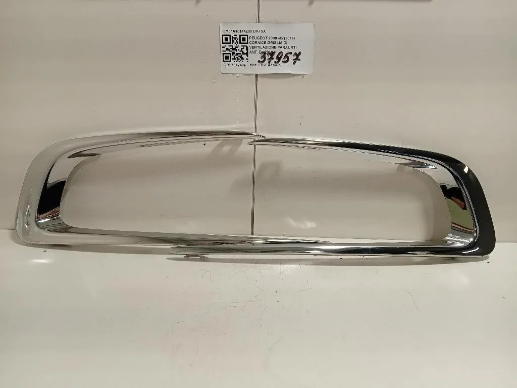 Cornice Griglia DI Ventilazione Paraurti ANT 1610144280 DX+SX Peugeot 2008 I 2016