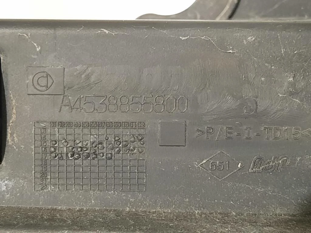 Cornice Griglia DI Ventilazione Paraurti ANT 65894 0147 R Smart Forfour 453 2015