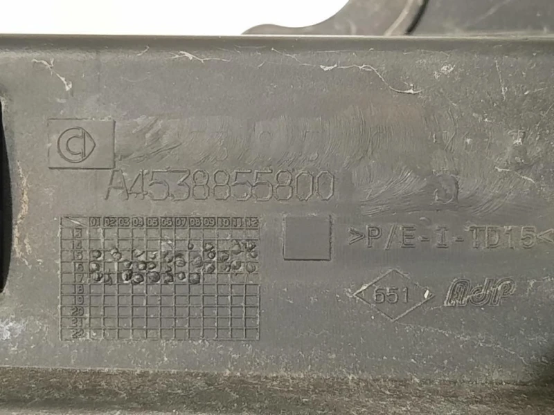 Cornice Griglia DI Ventilazione Paraurti ANT 65894 0147 R Smart Forfour 453 2015