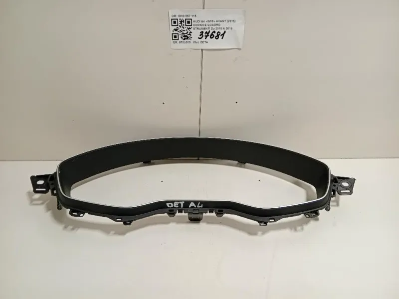 Cornice Quadro Strumenti 8W0 857 115 CORINCE Audi A4 8W5 Avant 2015