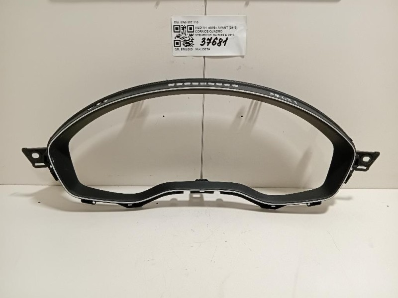 Cornice Quadro Strumenti 8W0 857 115 CORINCE Audi A4 8W5 Avant 2015
