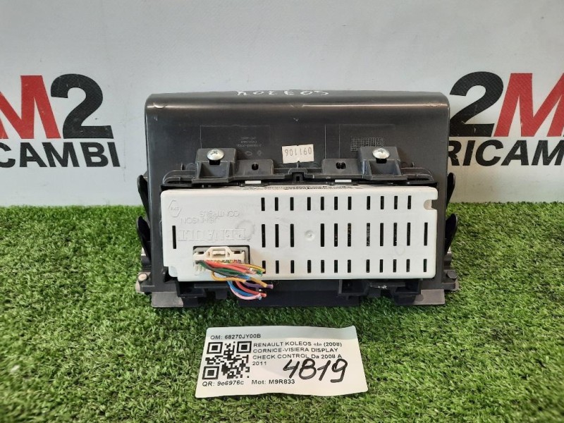 Cornice-visiera Display Check Control 68270JY00B CENTRALINA Renault Koleos I 2008