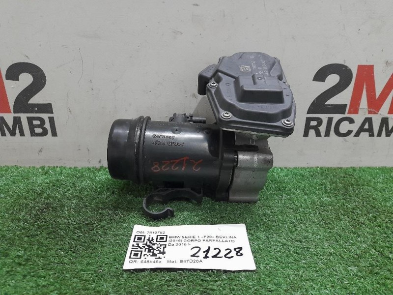 Corpo Farfallato 7810752 Bmw Serie 1 F20 Berlina 2015