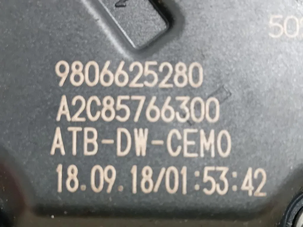 Corpo Farfallato 9806625280 Citroen Jumper III 2014