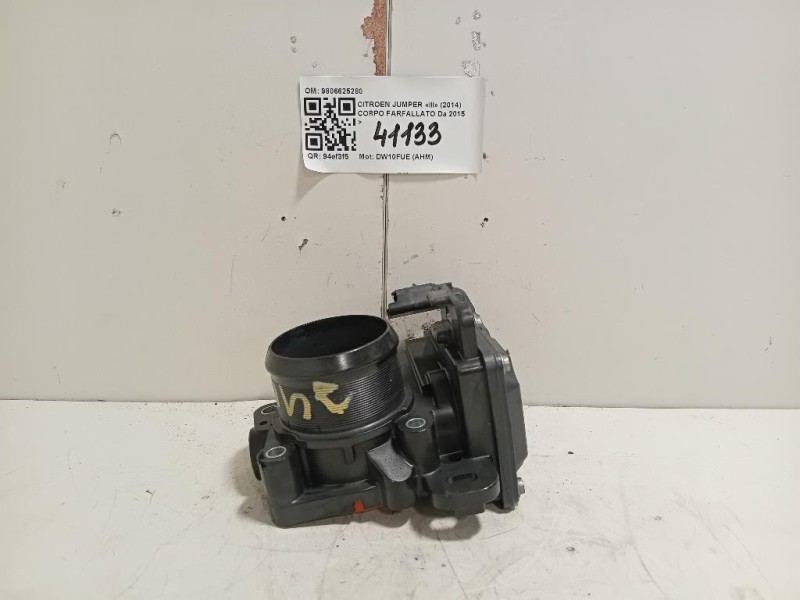 Corpo Farfallato 9806625280 Citroen Jumper III 2014