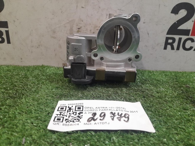 Corpo Farfallato 55505268 Opel Astra J 2012