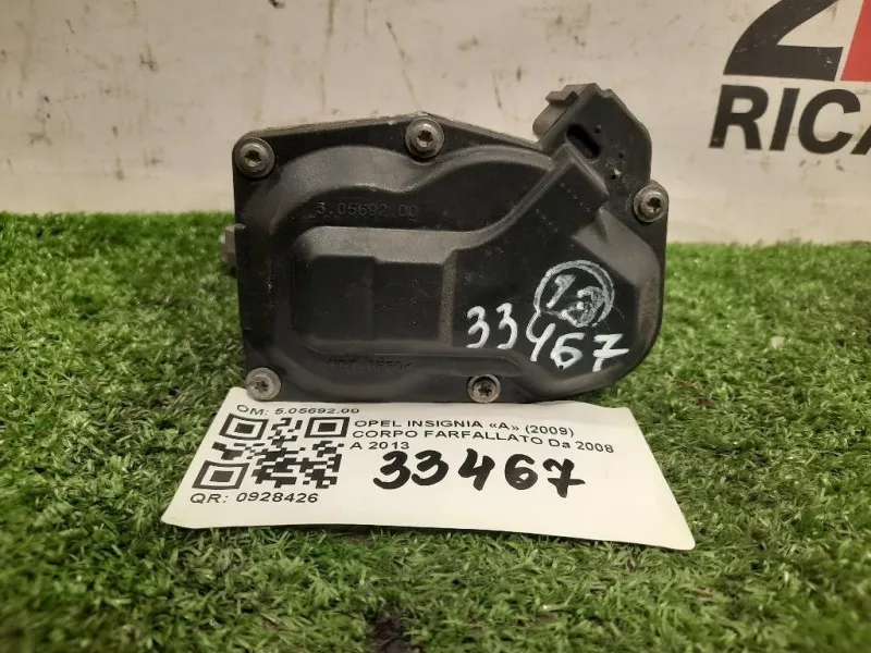 Corpo Farfallato 50569200 Opel Insignia A 2009