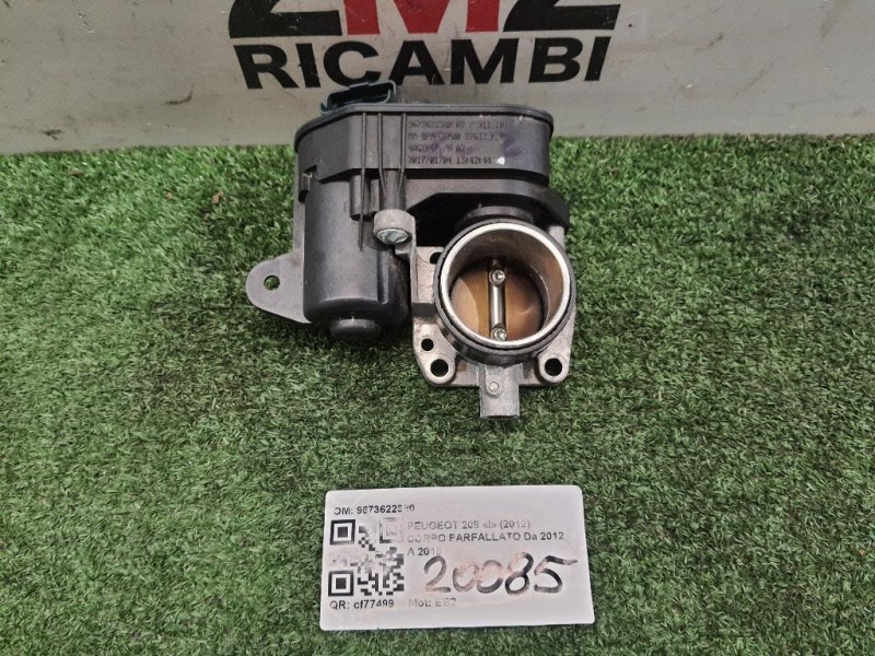 Corpo Farfallato 9673622380 Peugeot 208 I 2012